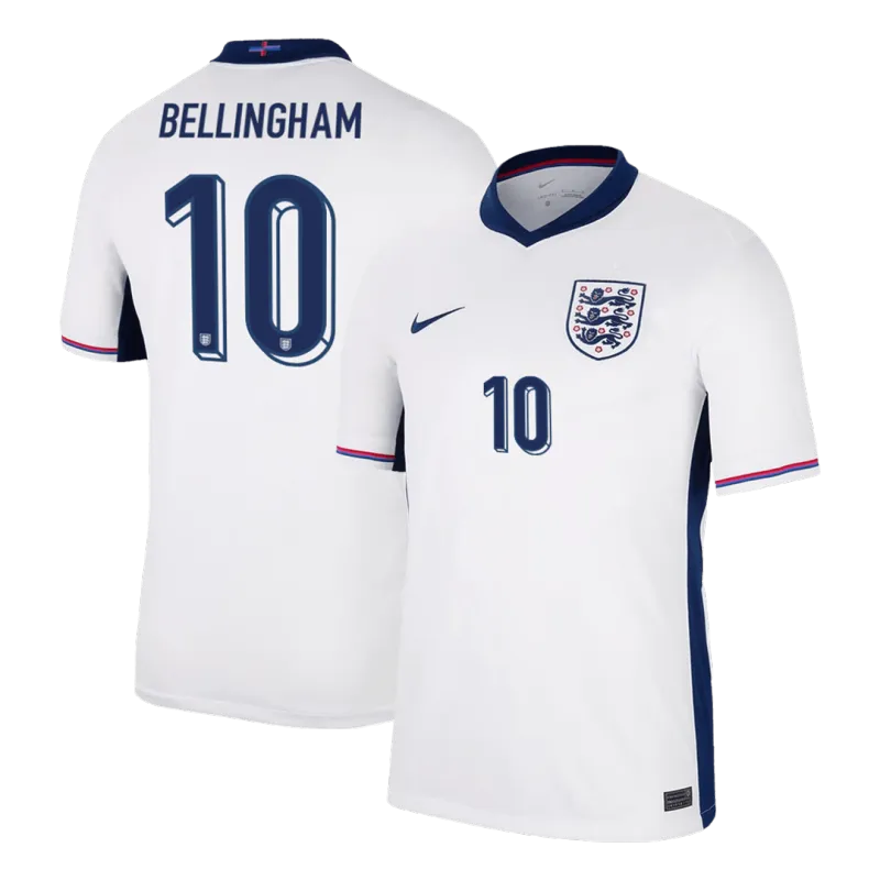075a51fb3a England Home Jersey EURO 2024 RICE #4 KANE #9 BELLINGHAM #10 FODEN #11 | GoGoalKits - Image 1