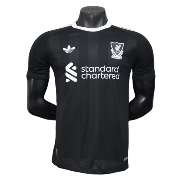 Liverpool Black Goalkeeper Shirt 2025/26 Player Edition | GoGoalKits