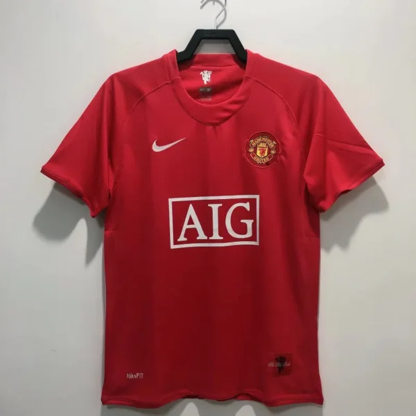 2007/08 Manchester United Retro Jersey Home
