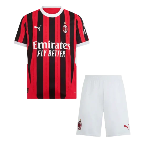 Kids AC Milan Home Jersey 2024/25 Youth Apparels | GoGoalKits