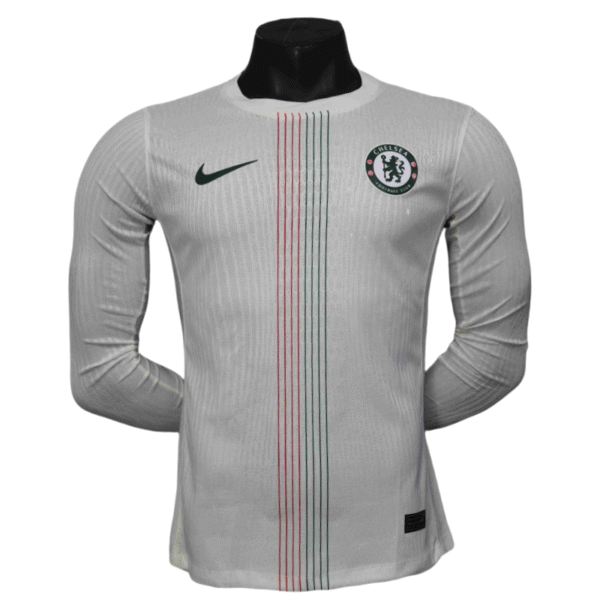 Chelsea Away Shirt Football Jersey Long Sleeve Player Version 25-26
