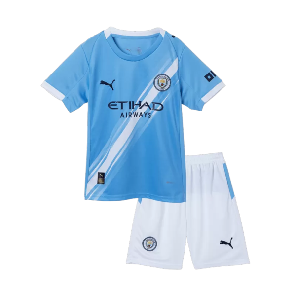 Manchester City Home Kids Jerseys Kit 2025/26 | GoGoalKits