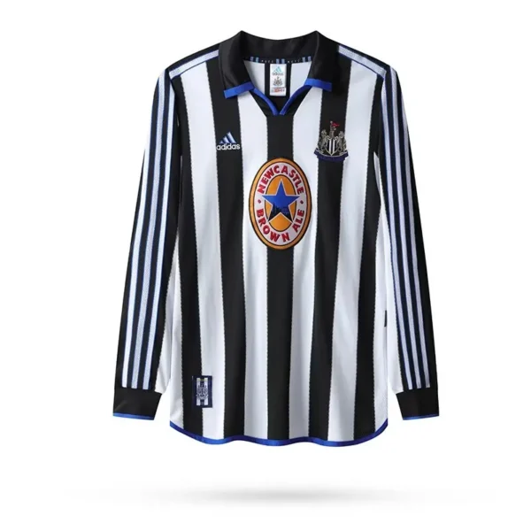 Newcastle United Retro Long Sleeve Jersey Home 1999/00 | GoGoalKits