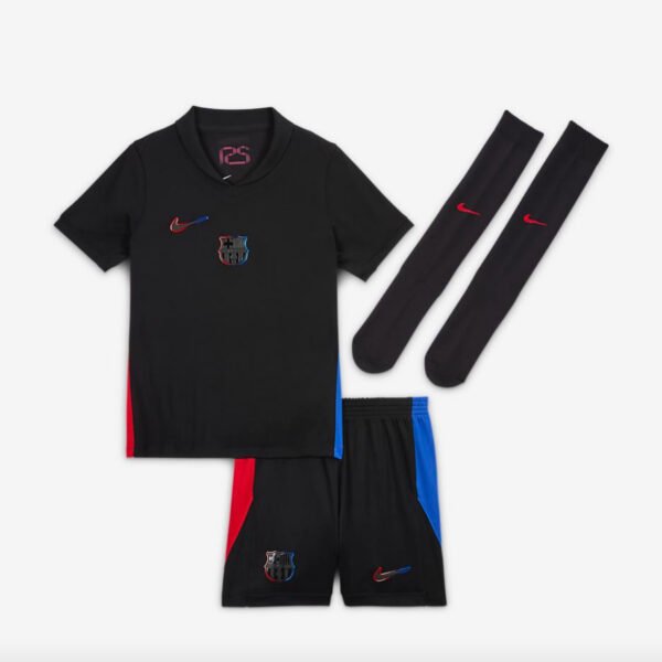 2024/25 Kids Barcelona Home Full Kit(Jersey+Shorts+Socks) – Logo Without Text | GoGoalKits
