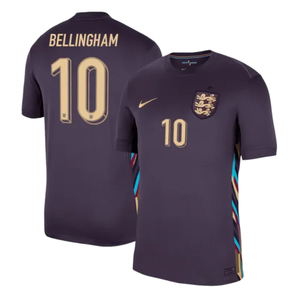 England Away Jersey EURO 2024 RICE #4 KANE #9 BELLINGHAM #10 FODEN #11 | GoGoalKits