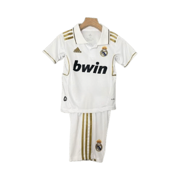 Real Madrid 11-12 Home Retro Kids Kit Soccer Jersey