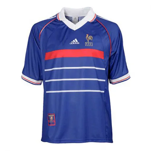 1998 France Retro Jersey Home World Cup