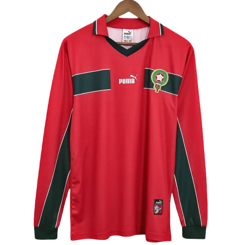 da2ec5e52c Morocco 1998 Retro Jersey Third Away Long Sleeve | GoGoalKits - Image 1