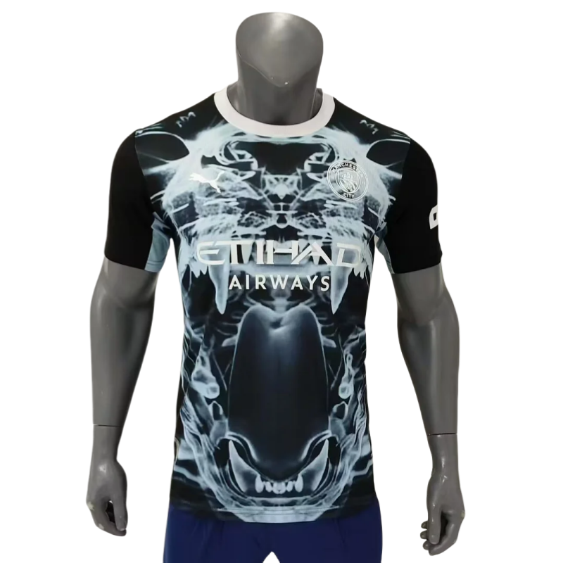 da92e3fc5c Manchester City Black And Blue Concept Version Jersey 2025/2026 | GoGoalKits - Image 1