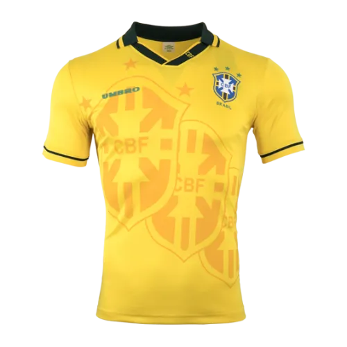 Brazil Retro Jersey Home World Cup 1994 | GoGoalKits