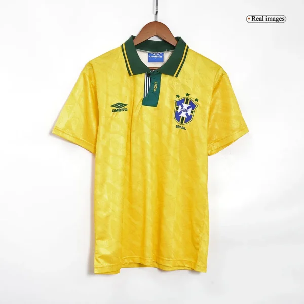 Brazil Retro Jersey Home 1991/93 | GoGoalKits