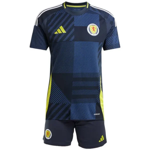 Kids Scotland Euro 2024 Home Kit Youth Apparels | GoGoalKits