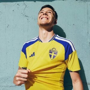GOGOALKITS 2026 World Cup Official Jersey – Sweden Home Kit